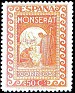 Spain 1931 Montserrat 50 CTS Orange Edifil 645
